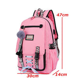 USB Charge Women Backpacks School Bags For Teenagers