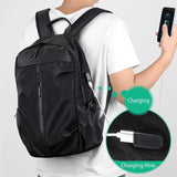 Stylish 15.6 Inch Laptop Backpack for Men - Waterproof Travel Bag