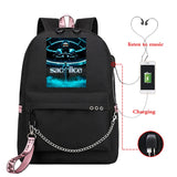 The Weeknd USB Charging Backpack for Teenagers