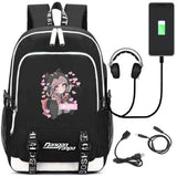 USB Charging Headphone jack Backpack School Bags Mochila Laptop Backpack Schoolb