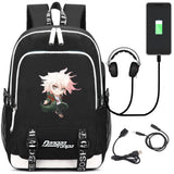 USB Charging Headphone jack Backpack School Bags Mochila Laptop Backpack Schoolb
