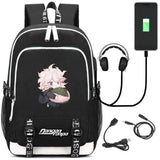 USB Charging Headphone jack Backpack School Bags Mochila Laptop Backpack Schoolb