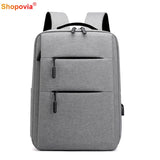 USB Charging Men's Backpack Waterproof Business Laptop Backpack