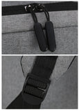 USB Charging Waterproof Men's Backpack for Laptop 15.6-17.7 Inch