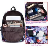 USB Charging School Backpack for Women Travel Backpacks School Bag Teenage Girls
