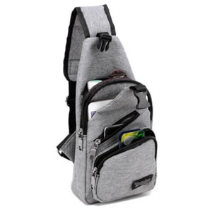 Waterproof USB Charging Shoulder Bag