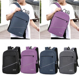 USB Charging Travel Backpack Men Large Capacity School Bags Business Preppy
