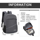 USB Charging Travel Backpack Men Large Capacity School Bags Business Preppy
