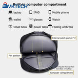 USB Charging Travel Backpack Large Capacity School Bags Business Preppy Style