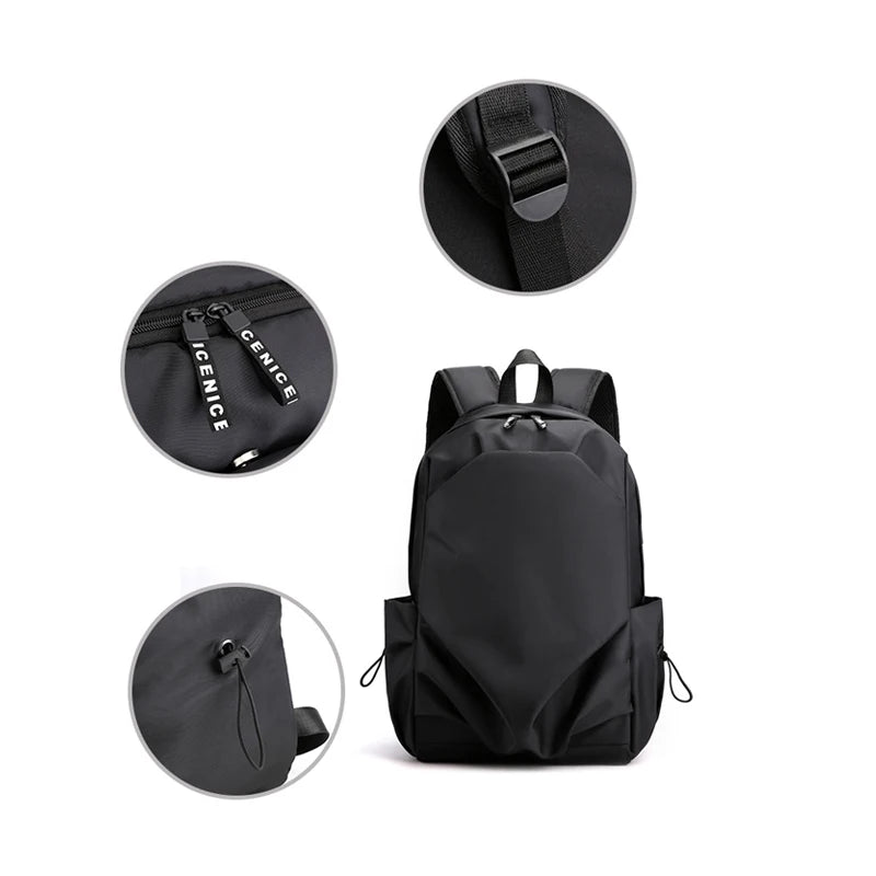 USB Children Student travel bag Oxford cloth School Bags Solid backpack for teen