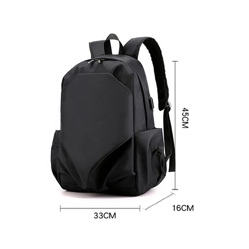 USB Children Student travel bag Oxford cloth School Bags Solid backpack for teen