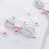 USB Earphone Cable Protector Organizers Holder Women Men PVC Travel
