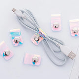USB Earphone Cable Protector Organizers Holder Women Men PVC Travel