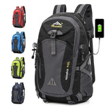 USB Rechargeable Backpack for Men Women Sports Bag