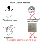 UZone Children's Drawing Necklace Kid's Art Personalized Necklace