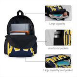 UCSC College Font Curved Backpacks Men's Backpacks Bags For Women