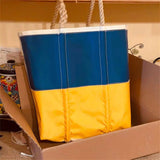 Ukraine Flag Storage Bag Ukrainian Flag Shopping Tote Bag