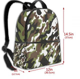 Ukrainian Embroidery Style Rose Adult Backpack Unisex Backpack