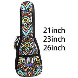 Padded Ukulele Case Bag with Handle and Straps