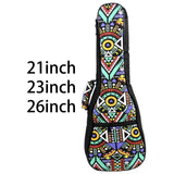 Padded Ukulele Case Bag with Handle and Straps