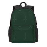 Ultra Deep Emerald Green 2 Backpacks Men Women Girls Back Bag