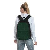 Ultra Deep Emerald Green 2 Backpacks Men Women Girls Back Bag