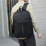 Ultra Lightweight Men's Waterproof Backpack USB Charging Bagpack