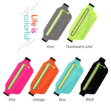 Ultra Slim Reflective Waist Bum Bag Running Hiking Fanny Pack