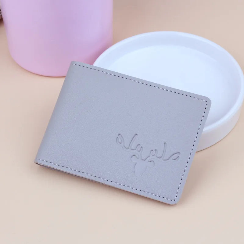 Antlers Pattern Passport Cover Business ID Pass Certificate Folder