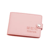 Ultra-Thin Leather Passport Cover Car Driving Documents Holder