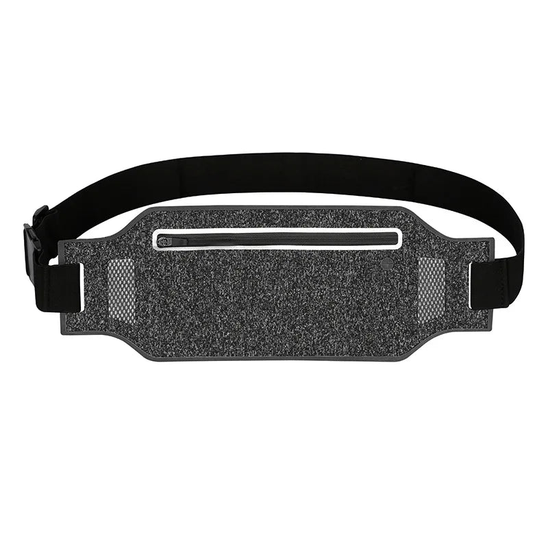 Ultra Thin Waist Bag Sports Belt Pouch Mobile Phone Case Hidden Pouch Gym