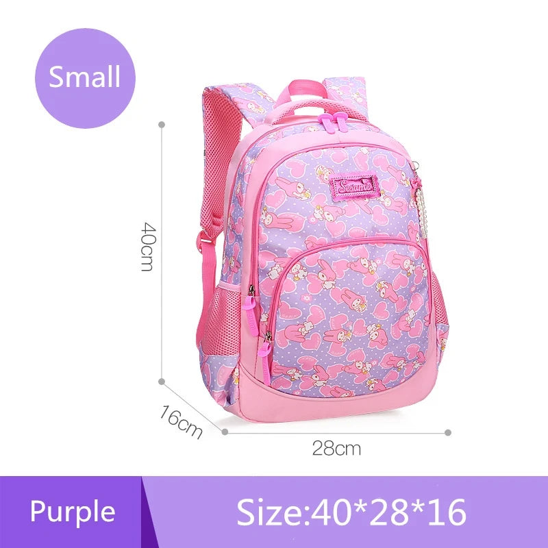 Children School Bags for Girls Kids Printing Backpacks Orthopedic Schoolbag