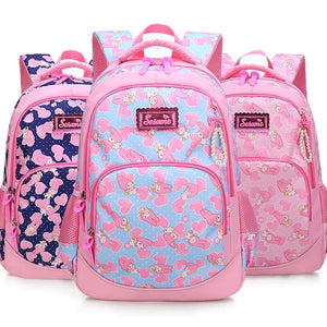 Children School Bags for Girls Kids Printing Backpacks Orthopedic Schoolbag