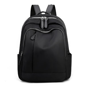 Water-Repellent Nylon Women's Backpack - Casual Large-capacity Schoolbags