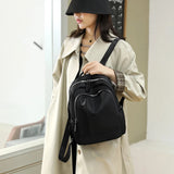 Water-Repellent Nylon Women's Backpack - Casual Large-capacity Schoolbags