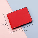 Ultra-thin 2Slots Driver Holder Pu Leather Car Document Wallet