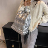 Waterproof Women Backpack Ultralight Down Girl Travel Bag