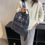 Waterproof Women Backpack Ultralight Down Girl Travel Bag