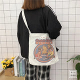 Ulzzang retro American comics Messenger bag