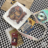 Ulzzang retro American comics Messenger bag