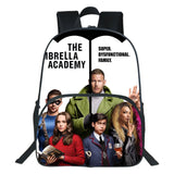 Umbrella Academy Backpack Student School Bag Double-layer Knapsack
