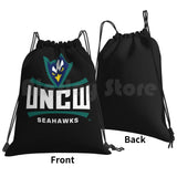Uncw Seahawks Women'S Sweat Ppncw014 Backpack Drawstring Bag