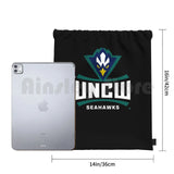 Uncw Seahawks Women'S Sweat Ppncw014 Backpack Drawstring Bag
