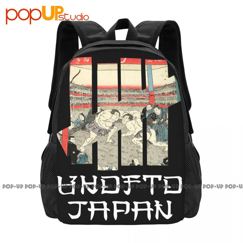 Ukiyoe Sumo Kabuki Japan Backpack - Large Capacity