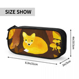 Under Leaves Pen Box Student School Anime Zipper Pen Bag