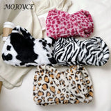 Winter Zipper Armpit Bag Fluffy Fur Underarm Bags for Women