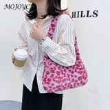 Winter Zipper Armpit Bag Fluffy Fur Underarm Bags for Women