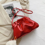 Crossbody Cloud Bag Soft Leather Shoulder Bag
