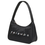 Friendship Printing Underarm Shoulder Bag Women Tote Shopping Clutch Bag