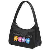 Friendship Printing Underarm Shoulder Bag Women Tote Shopping Clutch Bag